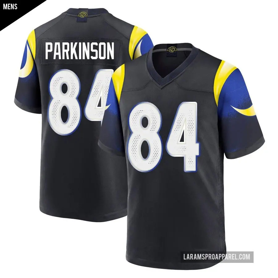 Men's Los Angeles Rams ＃84 Colby Parkinson Blue Game Midnight 2025 Rivalries Collection Jersey