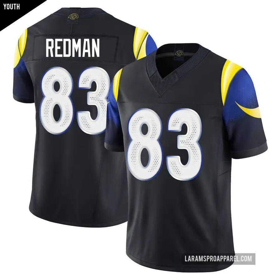 Youth Los Angeles Rams ＃83 Mark Redman Blue Limited Midnight 2025 Rivalries Collection Jersey